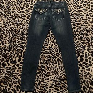 Vanilla star rhinestone jeans